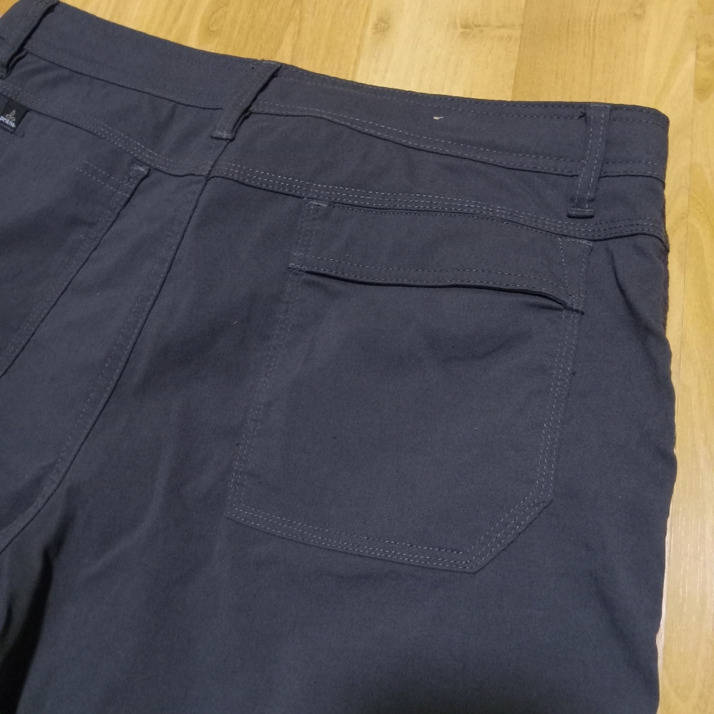 PrAna Men's Gray Nylon 10" Shorts * Size: Medium - Picture 5 of 12